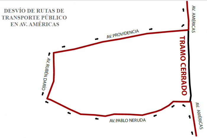 Imagen alusiva a la nota Anuncia la SEMOV rutas alternas por cierre total en lateral de la avenida Américas