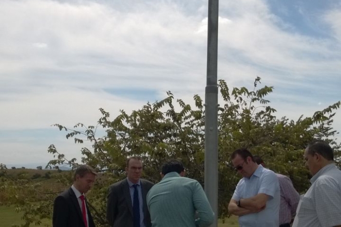 Imagen alusiva a la nota Instalan luminarias de energía renovable en Guachimontones