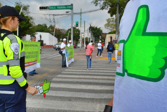 Imagen alusiva a la nota Lanza SEMOV campaña para celebrar el Día del Peatón