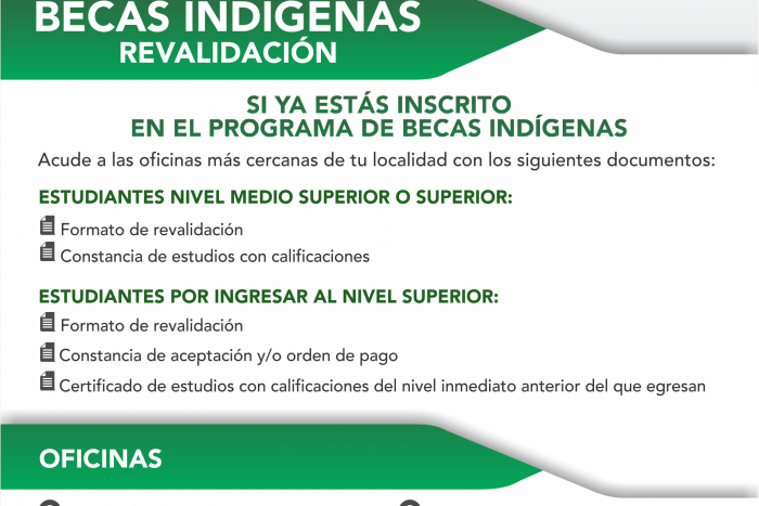 Imagen alusiva a la nota Invita la SEDIS a revalidar Becas Indígenas