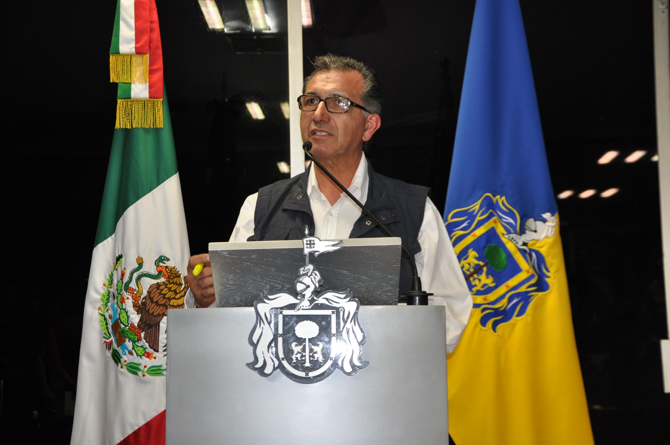 Rueda de prensa que el Fiscal Central, Rafael Castellanos, concedió en relación con el homicidio del Secretario de Turismo en las instalaciones de la calle 14