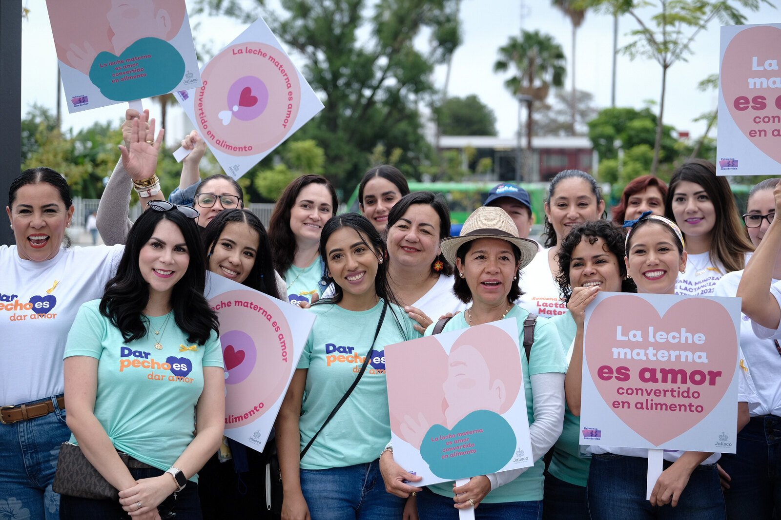 Con caminata celebran la Semana Mundial de la Lactancia Materna