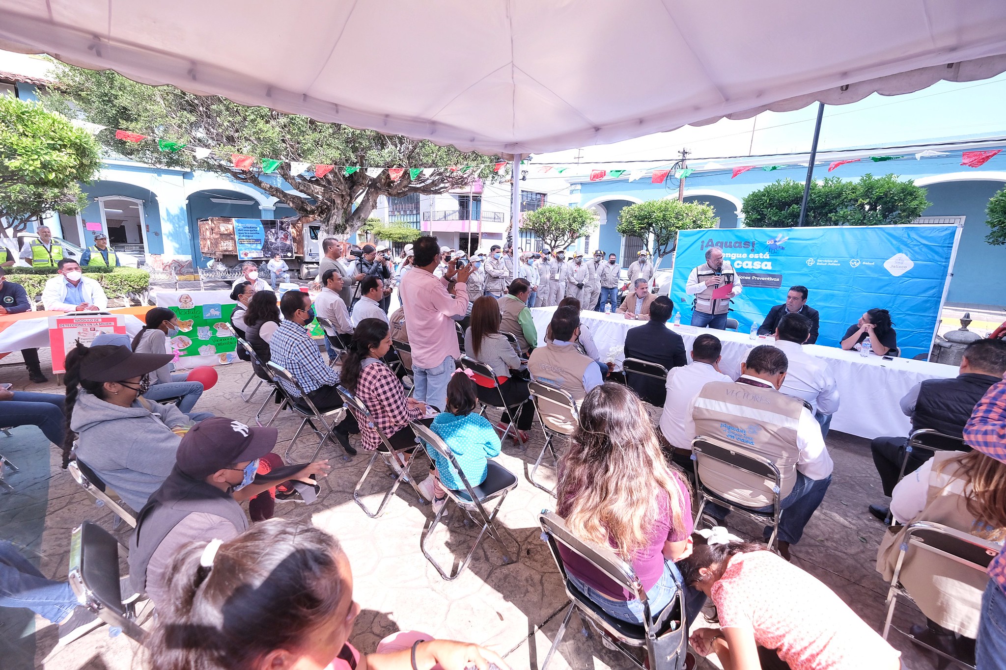 SSJ arranca reforzamiento de acciones preventivas contra el dengue en Acatlán de Juárez