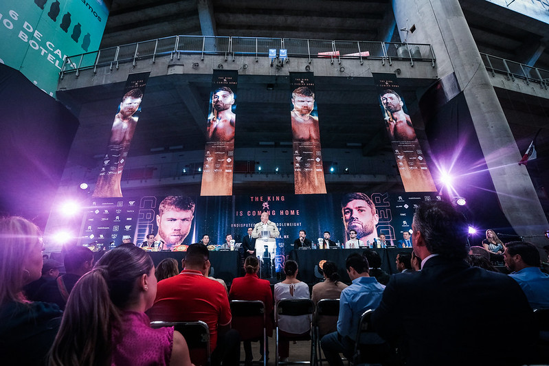 Presentan Enrique Alfaro y Saúl “Canelo” Álvarez la pelea del próximo 6 de mayo contra John Ryder en el Estadio Akron, en el marco de los festejos de Jalisco, 200 años libres y soberanos