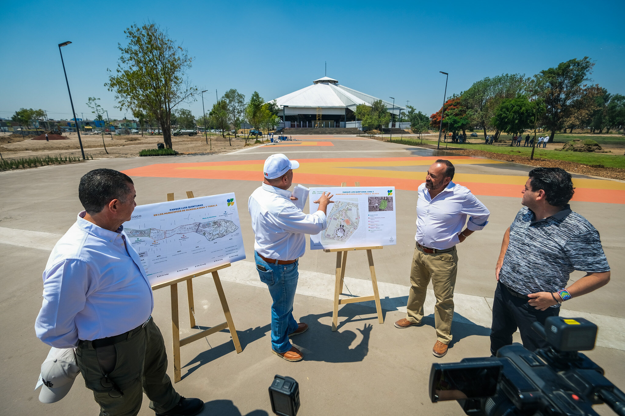 Supervisa Gobernador obras en Parque Luis Quintanar como parte de su proceso de transformación con una inversión sexenal de más de 900 mdp; el complejo de atletismo y el área cultural pronto serán una realidad