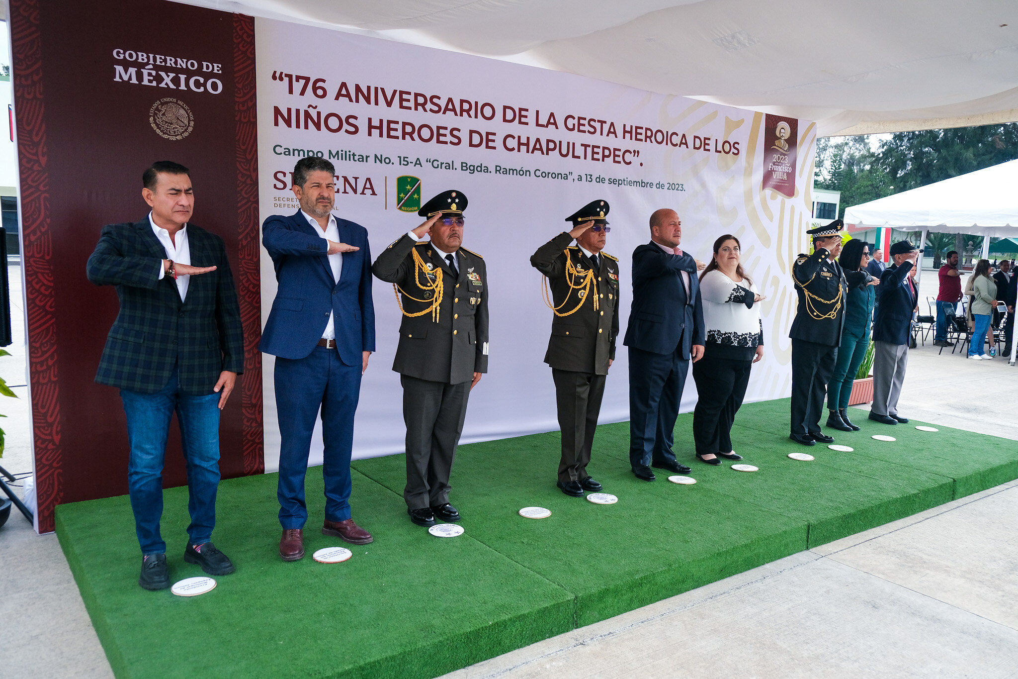 Conmemora Enrique Alfaro Gesta Heroica de Chapultepec