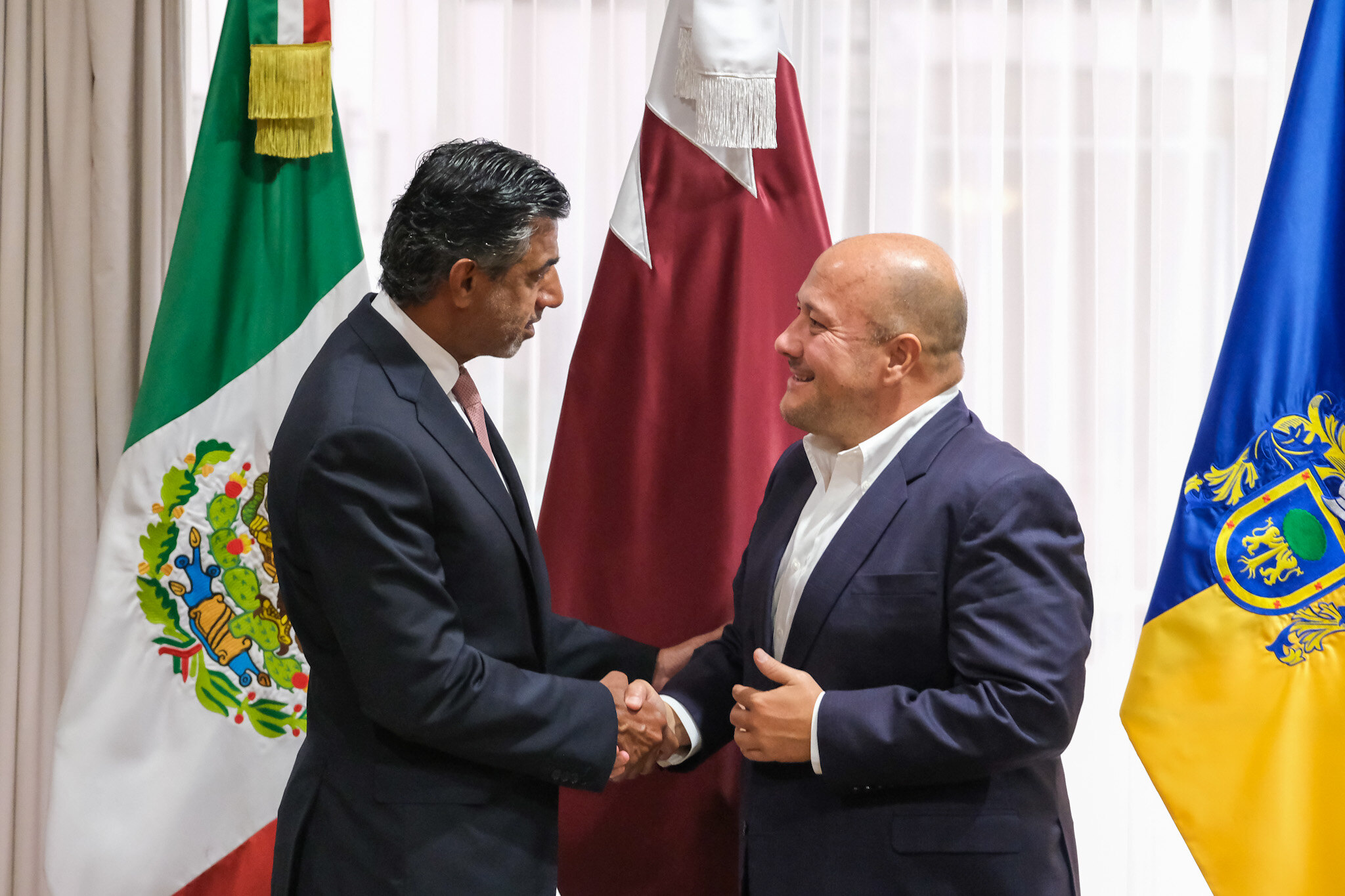 El Gobernador de Jalisco se reúne con el Excmo. Embajador del Estado de Catar en México para fortalecer el intercambio comercial y cultural entre ambas partes 