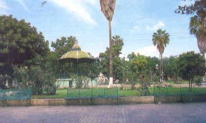 Fotografía plaza principal Atoyac