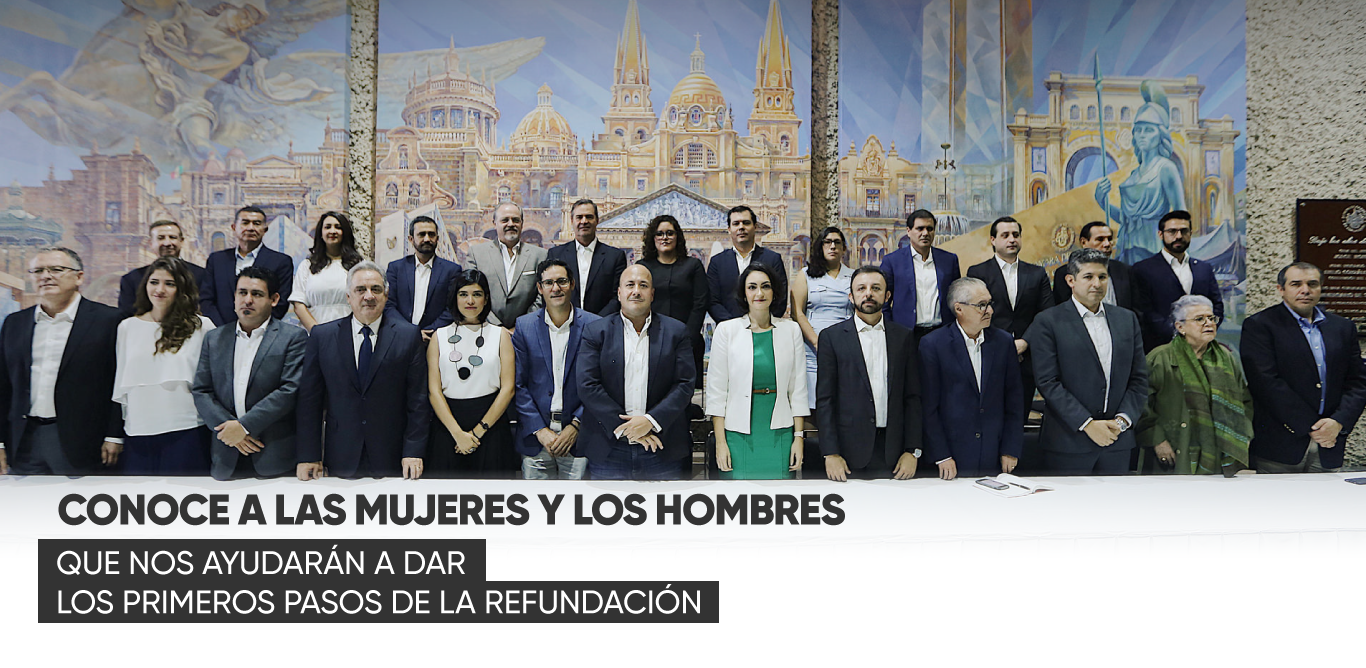Foto donde muestra al gobernador Enrique Alfaro
