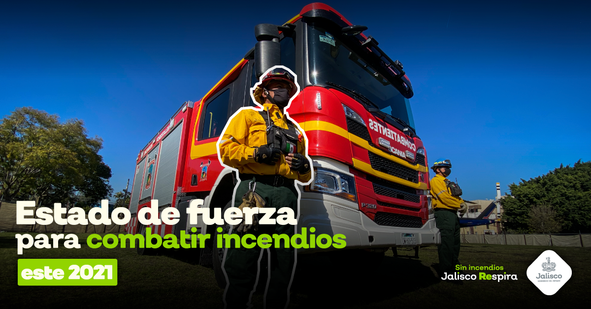 Estamos listos para defender a Jalisco de los incendios forestales