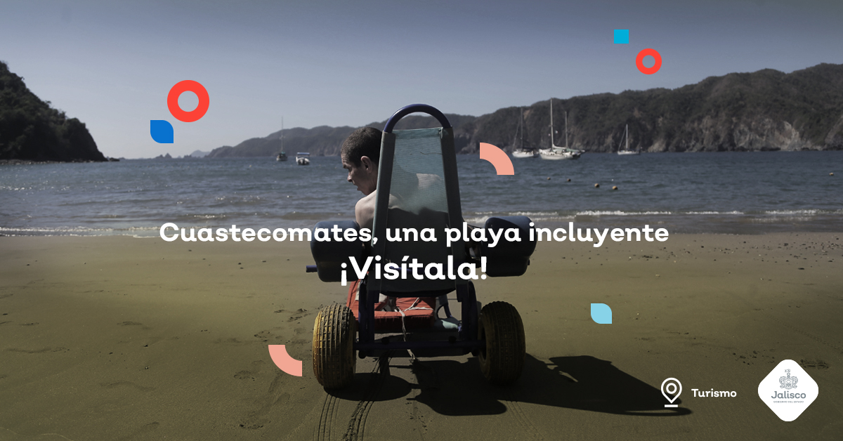 Cuastecomates, ¡una playa incluyente que recibe turistas de todo el mundo!