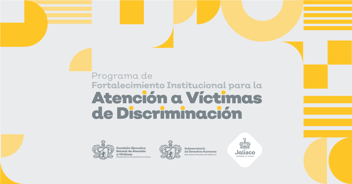 Convocatoria “Programa de Fortalecimiento Institucional para la Atención A Víctimas de Discriminación”.