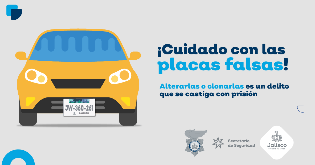 Cuidado con las placas falsas