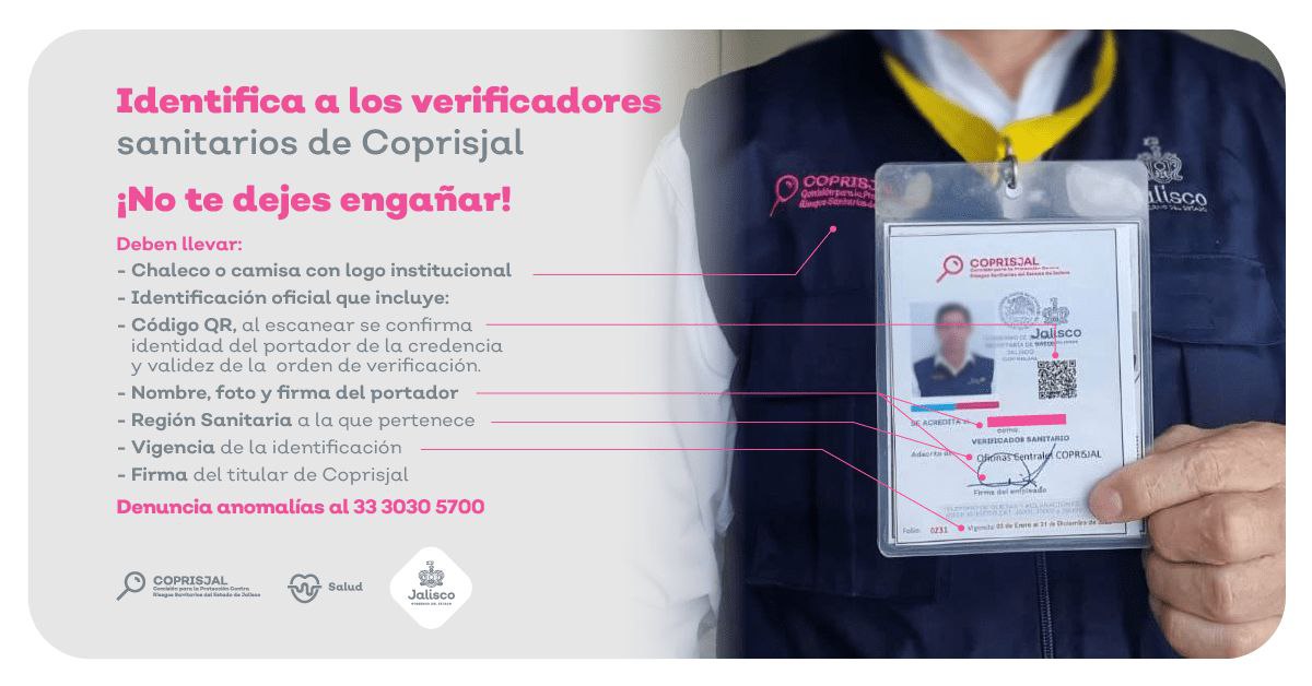 Identifica a un verificador oficial y evita fraudes