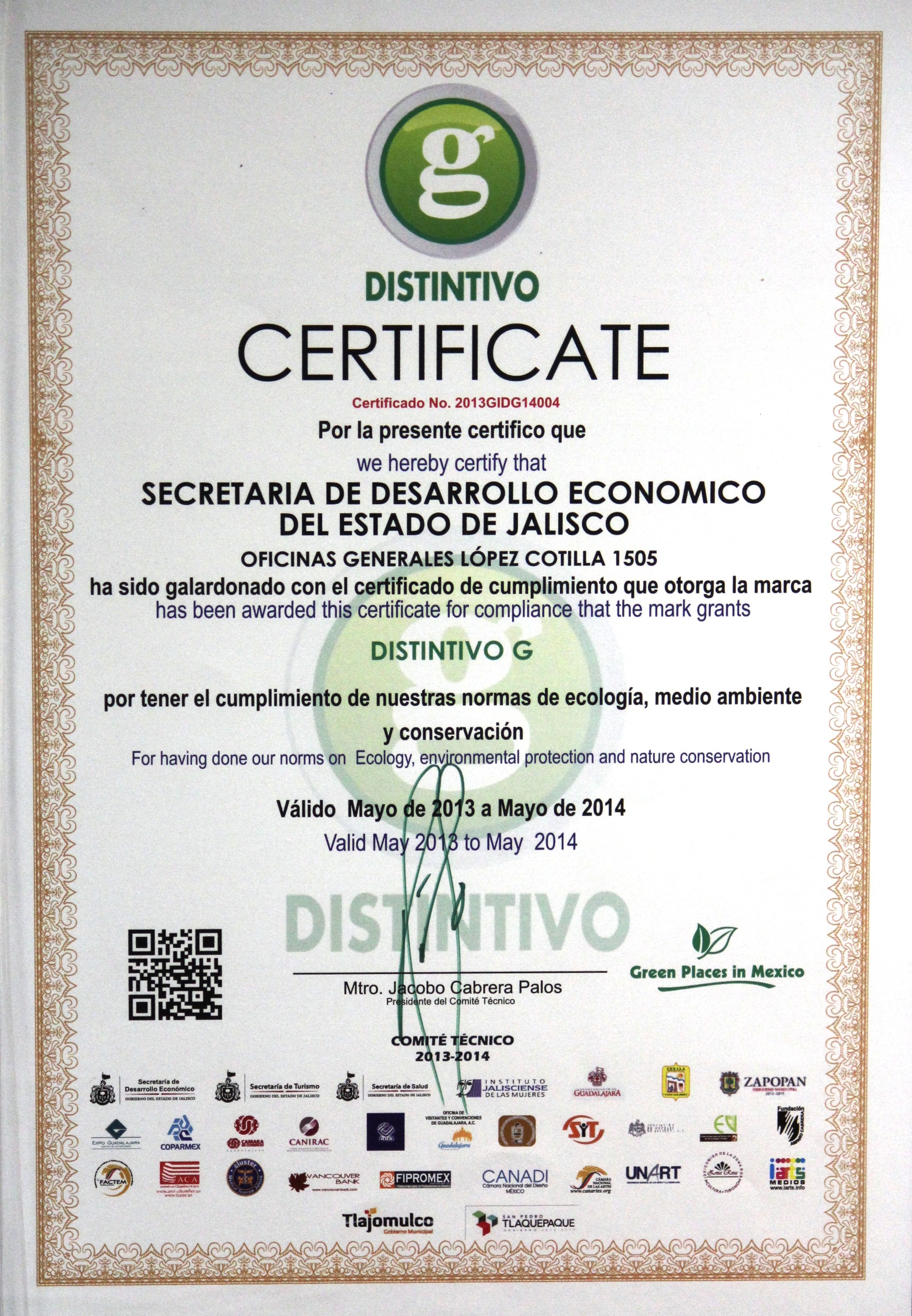  Obtiene SEDECO certificaciones en inclusión y medio ambiente