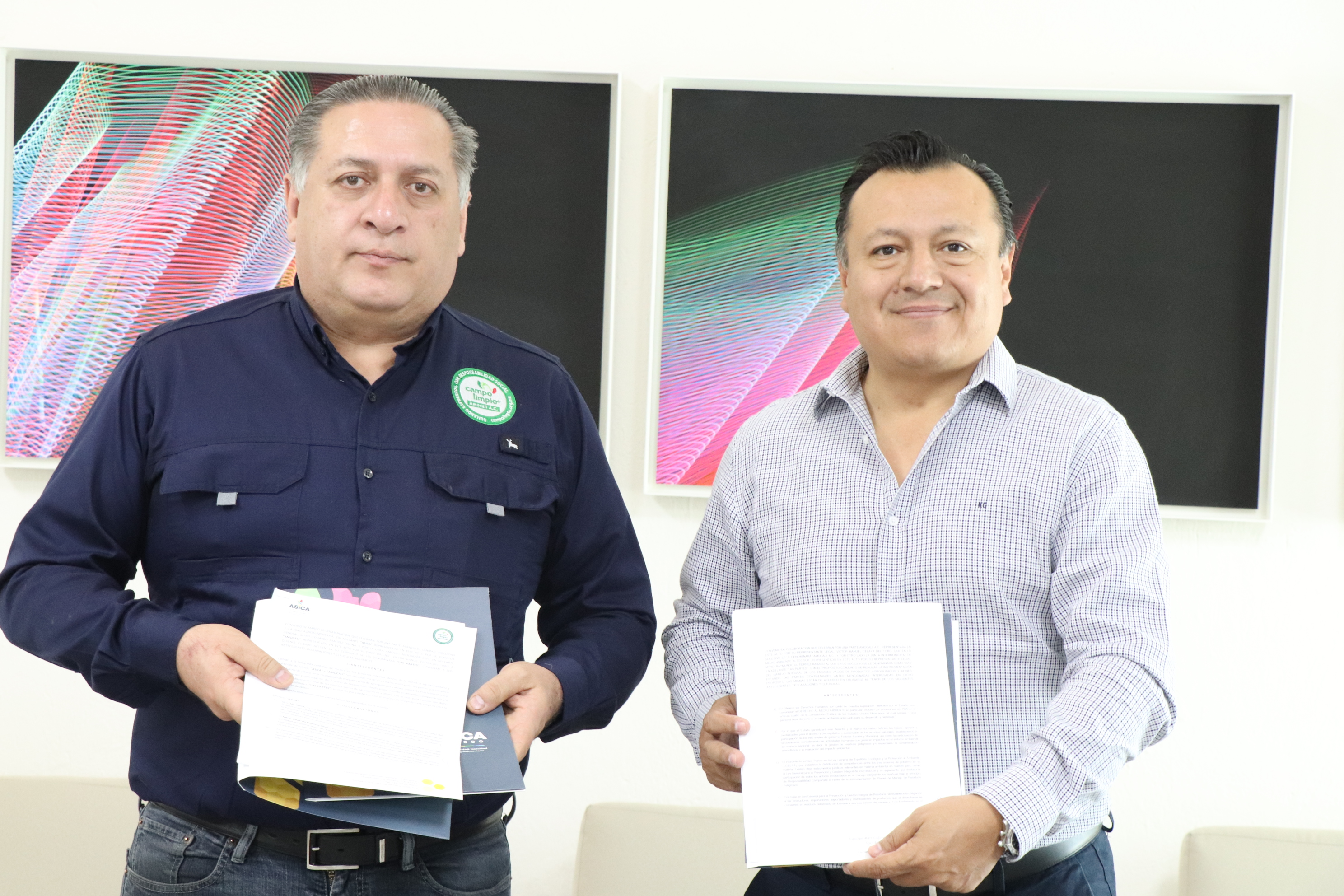 Firman convenio la ASICA Jalisco y Amocali para impulsar  la gestión integral de agroquímicos
