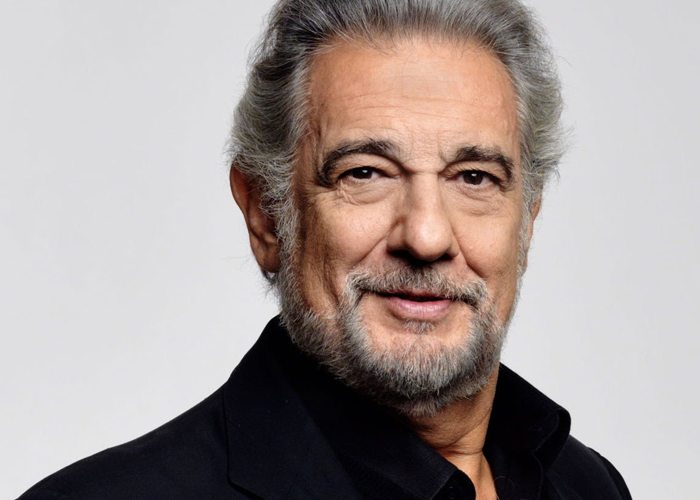 Fotografía del cantante de ópera Plácido Domingo