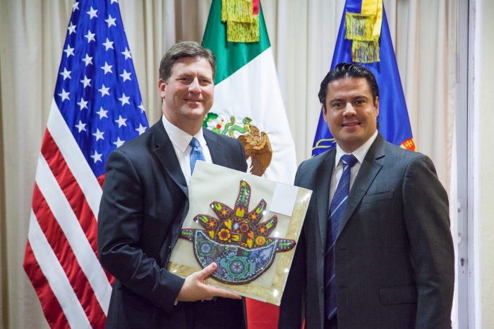 Imagen alusiva a la nota Se reúne Gobernador del Estado con el alcalde de Phoenix, Greg Stanton