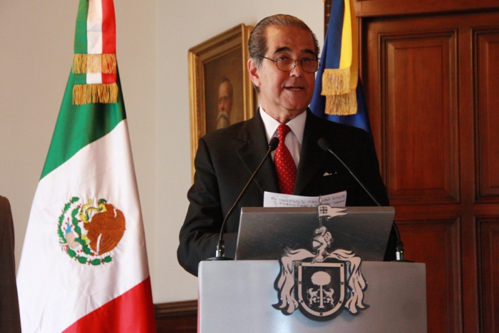 Imagen alusiva a la nota Toma protesta Aristóteles Sandoval a Enrique Ramos Flores como Secretario de Turismo