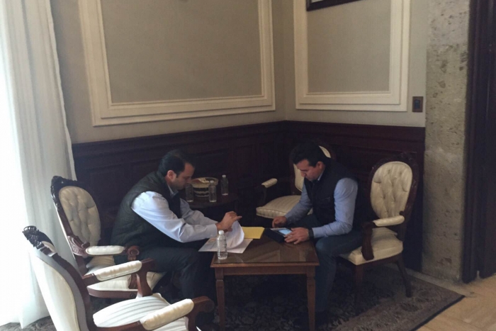 Reuniones del día 14 de septiembre de 2015
