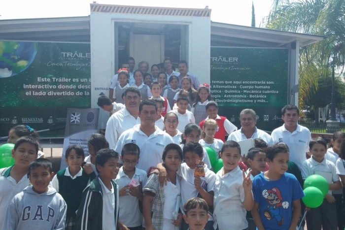 Imagen alusiva a la nota Rompe récord de participación el Tráiler de la Ciencia en El Grullo